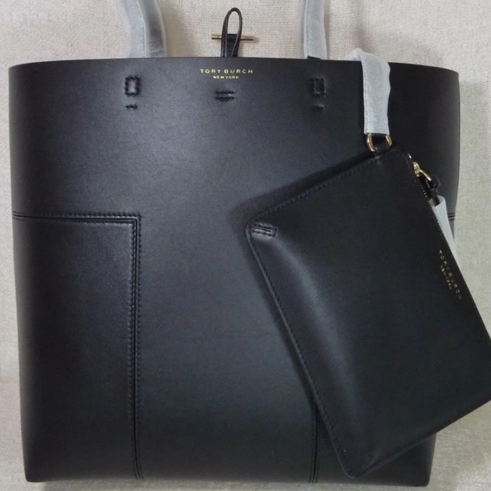 ⛔️SOLD⛔️Beautiful Tory Burch leather large Tote - Picture 6 of 7